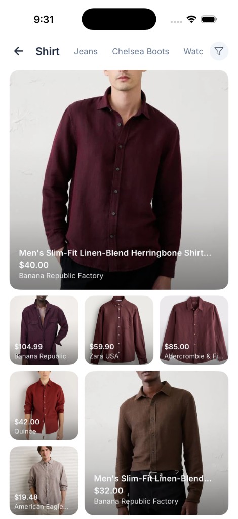 Shop shirts across brands in ellise