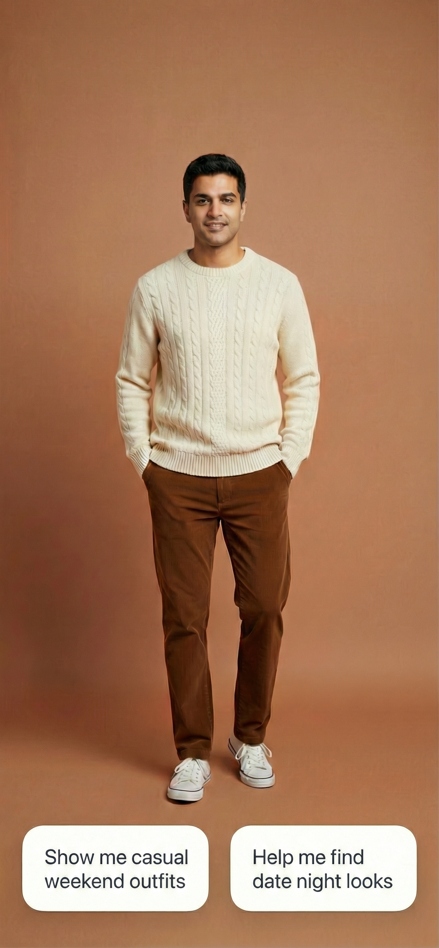 Recommendation screen mockup